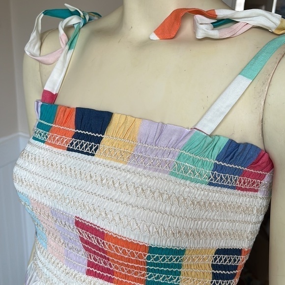 NWT Anthropologie Corey Lynn Calter Nikki Wide Leg Jumpsuit Geometric Square M - Picture 8 of 16